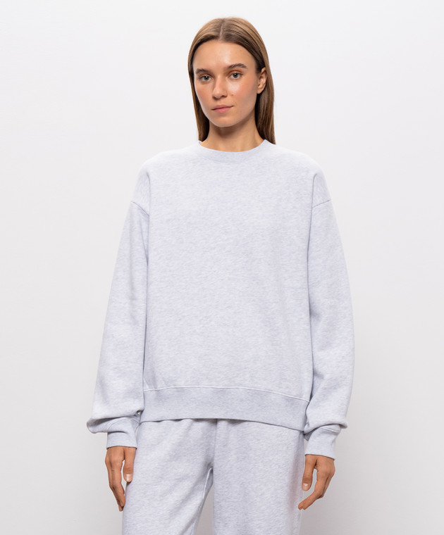 Sporty & Rich Серый меланжевый свитшот ST10384300GY03 изображение 3