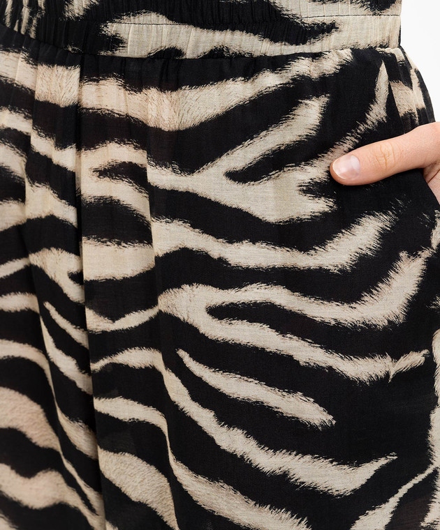 Ermanno Scervino Life Штани в анімалістичний принт D484P700YAJ зображення 5