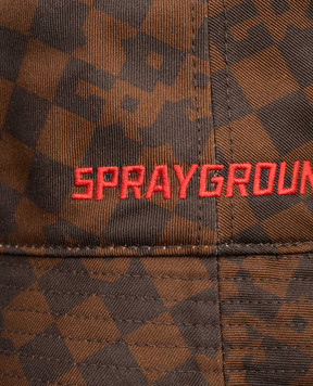 Sprayground Дитяча коричнева панама в клітинку SP14998BRW