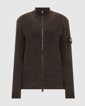Stone Island Коричневий кардиган з вовни L2S155100023S00B4