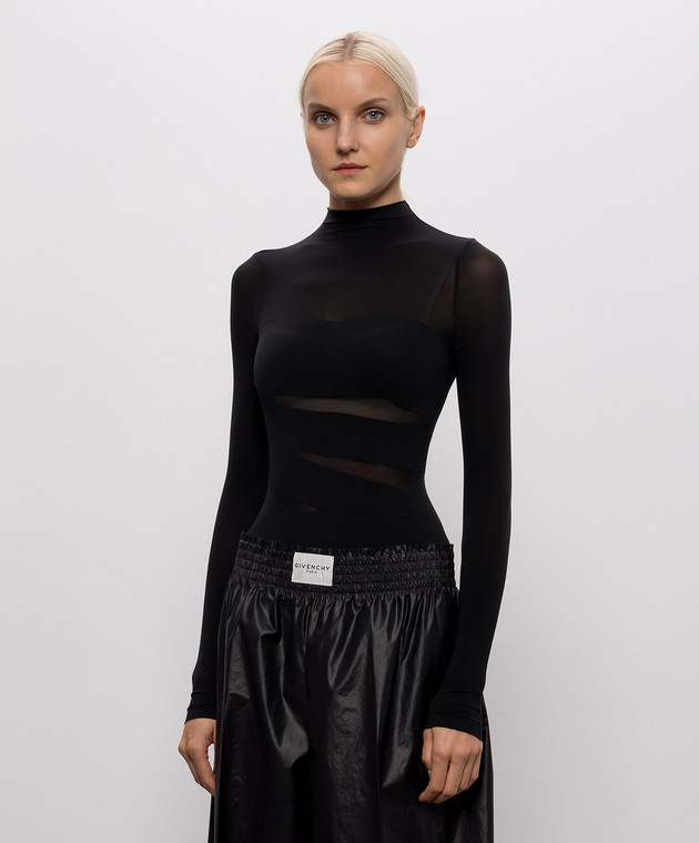 Wolford Чорне боді 77129 зображення 3