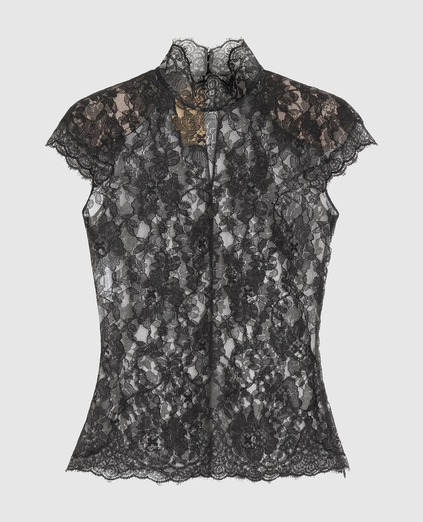 

Черный топ из кружева, Топы