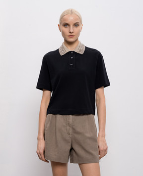 Brunello Cucinelli Чорне поло M0T63EJ105