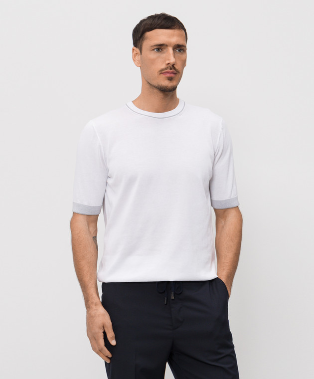Peserico Біла футболка R59487F149173N зображення 3