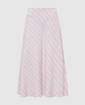 PROENZA SCHOULER Рожева спідниця Gina в смужку WL2615227BY367