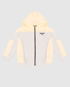 Balmain Детская спортивная куртка с принтом логотипа BZ4I90Z3183410