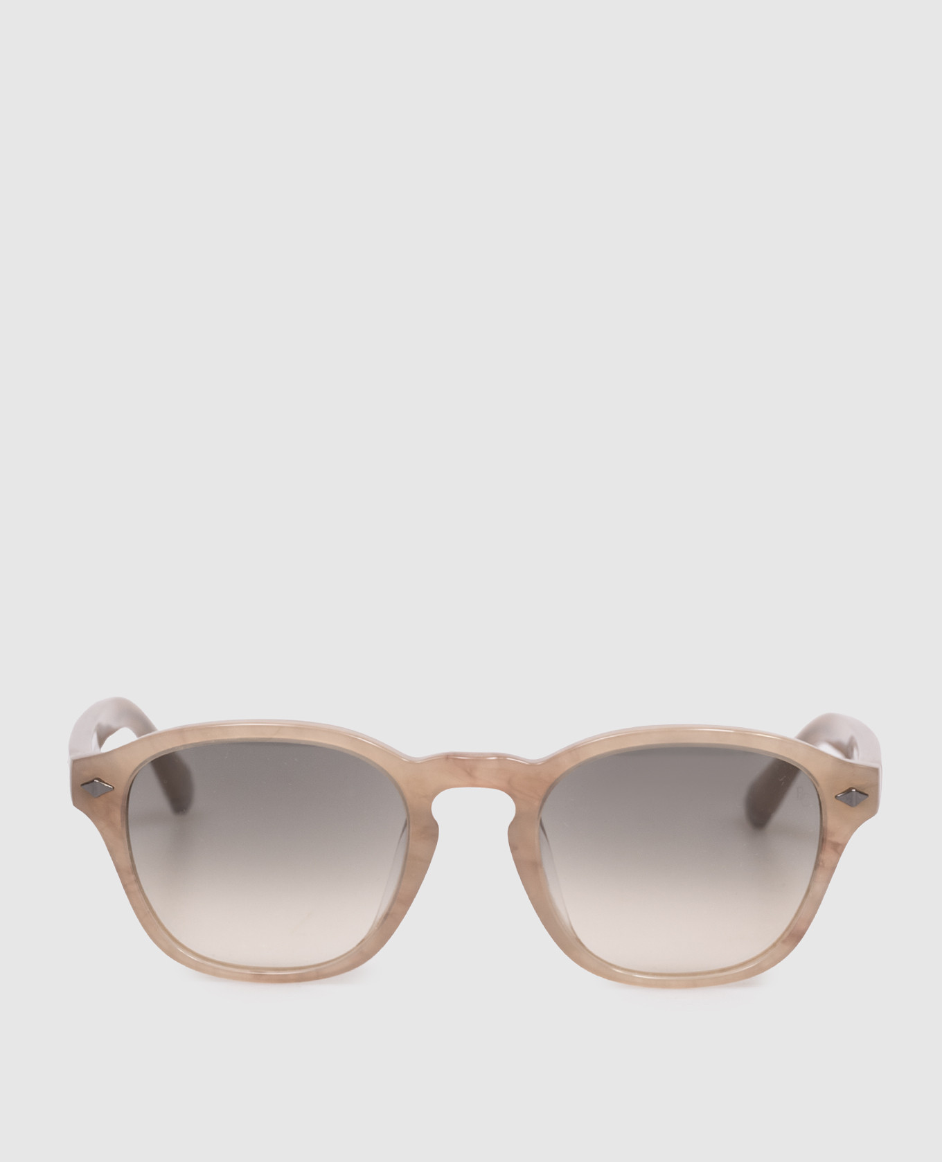 Бежевые очки Intarsia Rays