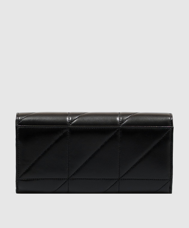 Saint Laurent Чорний шкіряний гаманець JAMIE 863360AAG7X зображення 2