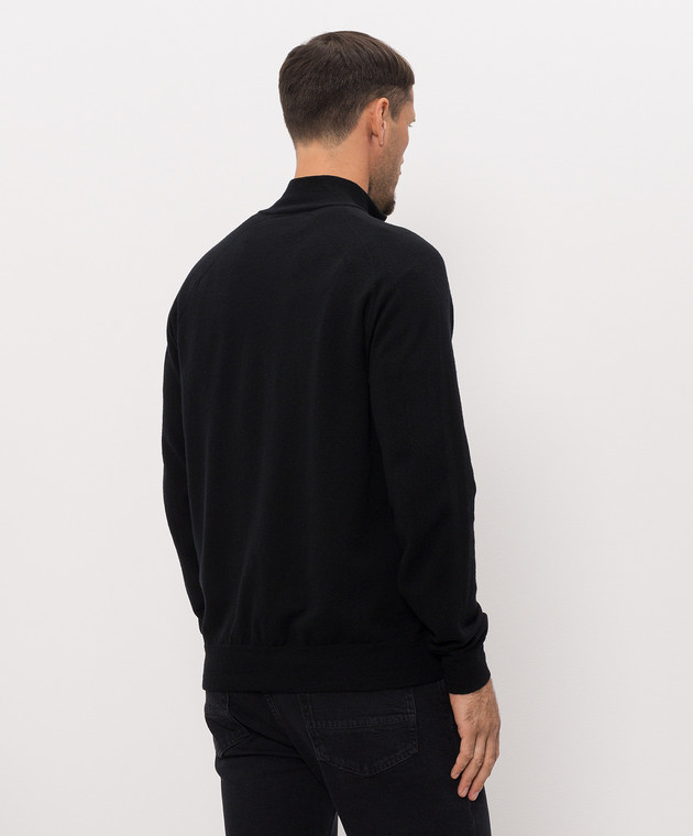 Stone Island Черный джемпер с шерстью L2S155100008S00A1 изображение 4