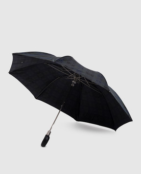 Pasotti Синий сложный зонтик в клеточку OMITUO64SCELTIC8