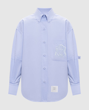 Thom Browne Голубая рубашка FLL079EF1004