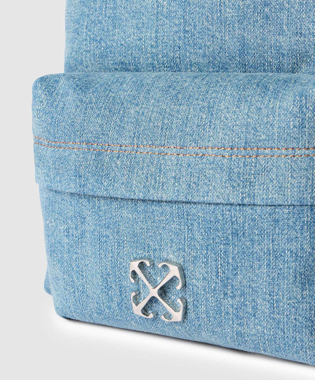 Off-White Синій рюкзак Jitney OWNB004F25DEN001 зображення 4