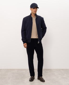Stefano Ricci Синие вельветовые брюки M1T6300040CTW02T