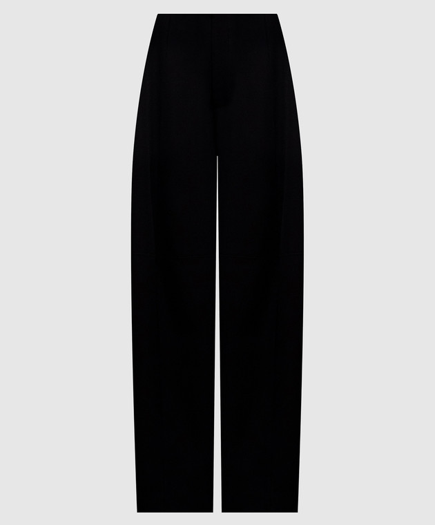 Victoria Beckham Черные штаны Eugenie из шерсти 1425WTR006632C