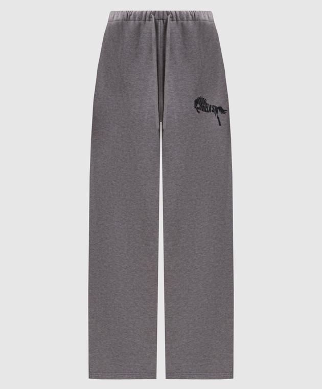 Maison Margiela MM6 Серые спортивные брюки с принтом S62KB0273S25337
