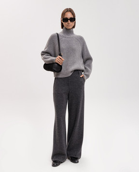 Allude Сірий светр з вовни та кашеміру 26517031