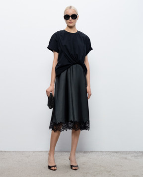 3.1 Phillip Lim Черное платье двойной конструкции S26191096PJB