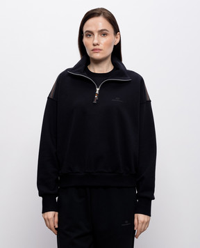 Parajumpers Черный свитшот Zendaya с молнией 26SPWFLEY32