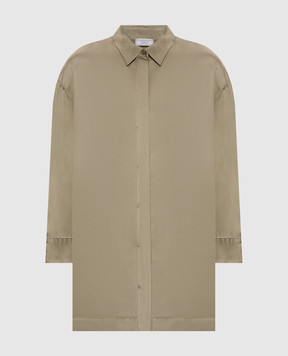 Peserico Блуза цвета хаки с цепочкой мониль A0640106638