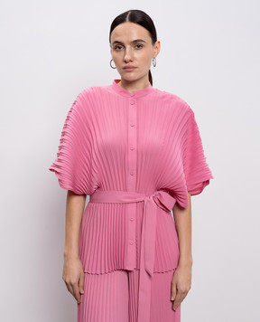 Twinset Розовая блуза с логотипом 261TP2560