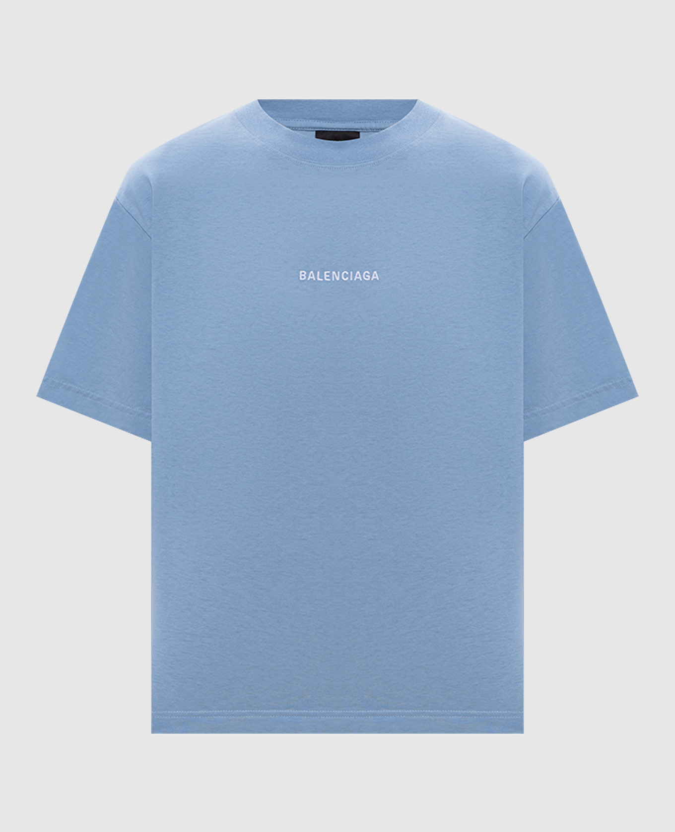 

Голубая футболка Back с логотипом, Голубой, Футболки