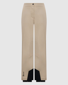 Moncler Grenoble Бежеві гірськолижні штани Laminate GORE‑TEX L20982G00014597MR