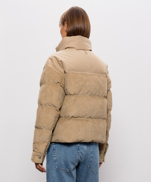 Mackage Бежевий вельветовий пуховик Brigit BRIGITCDYw зображення 4