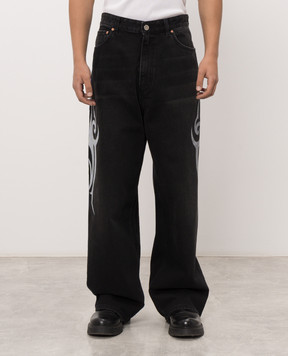 Vetements Чорні джинси MH27DJ090B