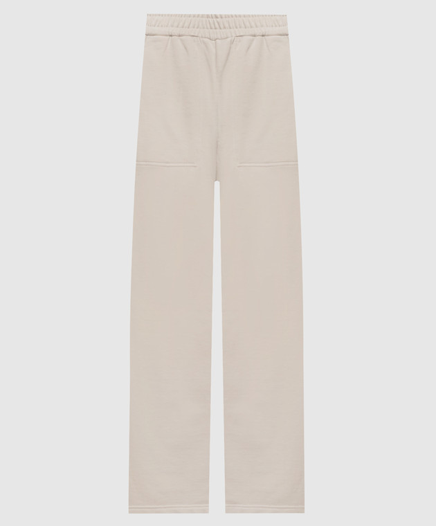 Brunello Cucinelli Спортивные штаны цвета айвори MN05NB2X99