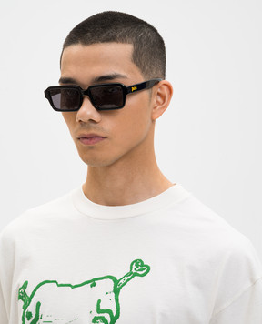 Palm Angels Черные очки с акцентным логотипом PA1025100753