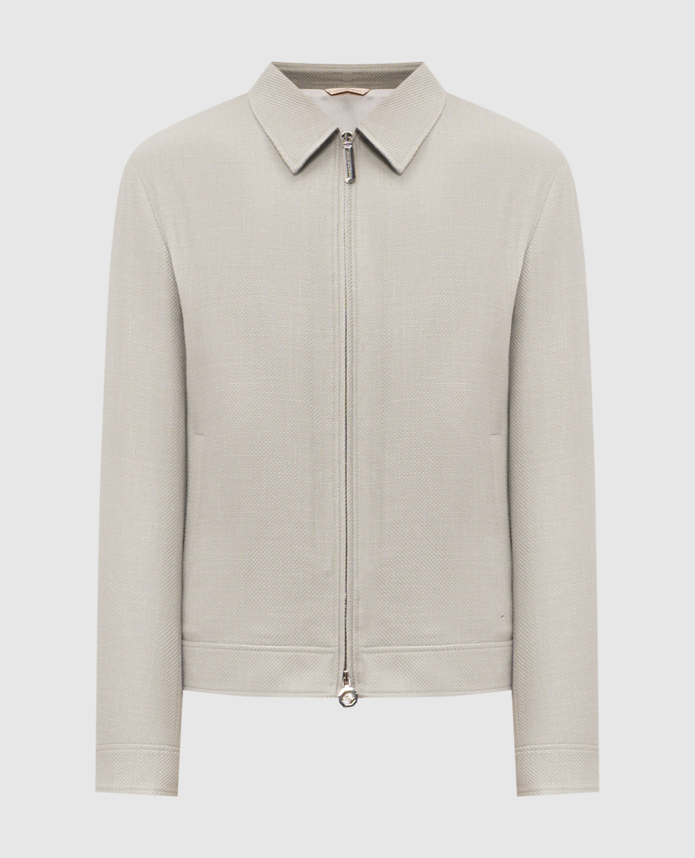 

Зеленая куртка из кашемира, шелка и льна, Зеленый, Куртки