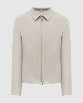 Stefano Ricci Зелена куртка з кашеміру, шовку та льону M7J6100190C168HA