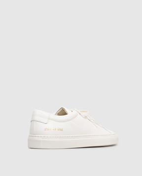 Common Project Кожаные кеды Achilles цвета айвори 2581