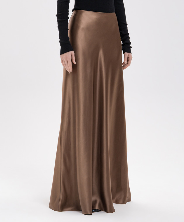 Simkhai Коричневая юбка макси Nella 5263021E изображение 3