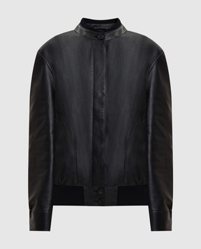 The Row Чорний шкіряний бомбер Elenora 10466L329