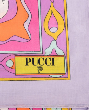 PUCCI Фіолетове парео в принт 6HPD206H976