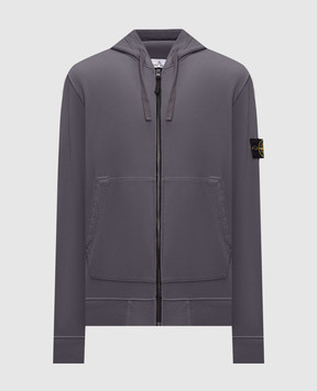 Stone Island Сіра спортивна куртка з патчем логотипа L1S156100061S0051