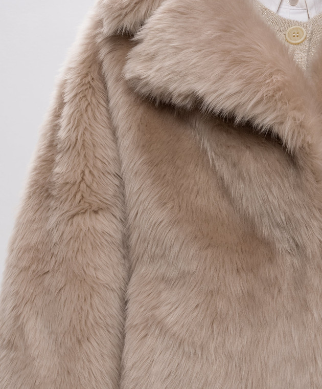 Babe Pay Pls Бежева укорочена дублянка 2331CASHMERE зображення 5