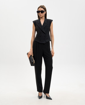 Jacob Lee Черный жилет WV0020SS26B