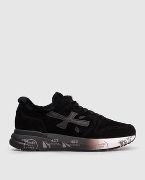 Premiata Черные замшевые кроссовки MICK MICKNM