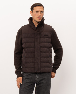 Mackage Коричневий вельветовий пуховий жилет Brody BRODYCDY
