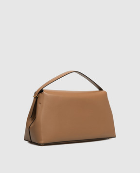 Toteme Коричнева шкіряна сумка T-lock 241WAL956LE0025