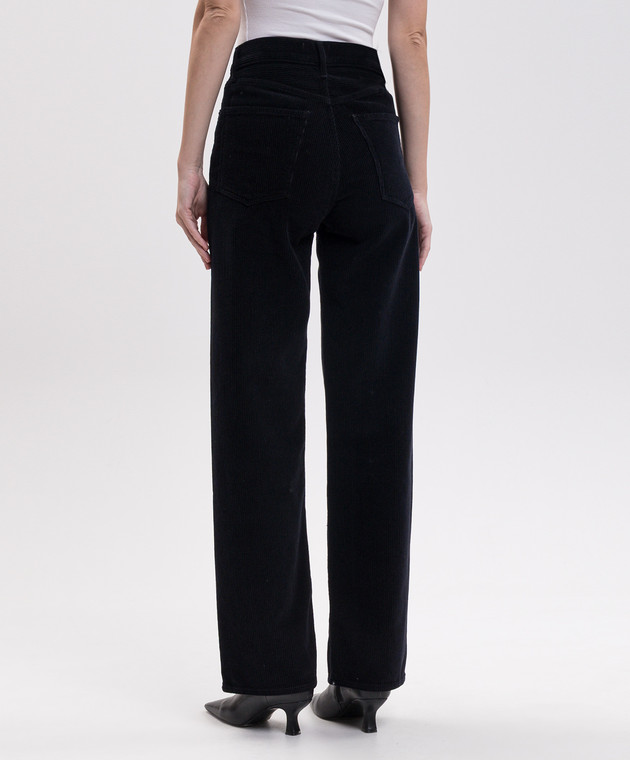 AGOLDE Темно-синие вельветовые брюки Ren Jean A92581840 изображение 4