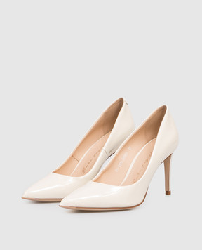 Babe Pay Pls Шкіряні лаковані туфлі кольору айворі 201801LA