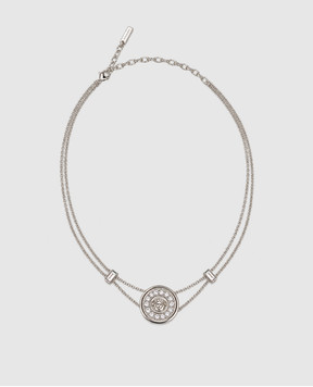 Versace Сріблястий ланцюжок Medusa з кристалами 10269831A00621