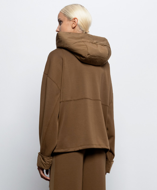 Twinset Коричневая спортивная куртка 262LI2LAA изображение 4