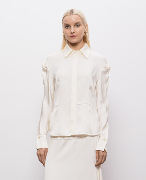 Victoria Beckham Блуза цвета айвори 1226WSH007231A