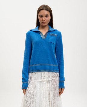 JW Anderson Синий пуловер KW1554YN0454