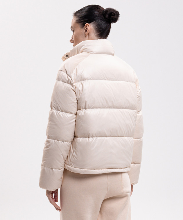 Sporty & Rich Пуховая куртка цвета айвори OW06182315CR12 изображение 4
