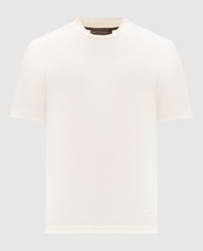 Brett Johnson Белая футболка с шелком SS26J13JA110IVO